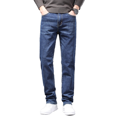 KPP真维斯潮流男装牛仔裤男2025秋季款休闲弹力百搭宽松直筒长裤