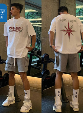 G2真维斯2025春季新款男士圆领重磅纯棉透气亲肤宽松通勤短袖T恤