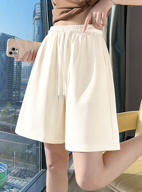 KWV真维斯休闲运动短裤女夏2025新款外穿薄款裤子宽松bf慵懒风