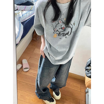 KWV真维斯短袖女t恤2025新款超好看独特漂亮上衣女夏日ootd穿搭