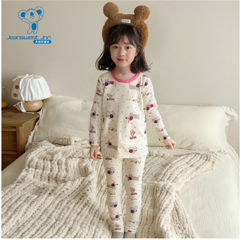 女孩儿童日常舒适亲肤家居服套装