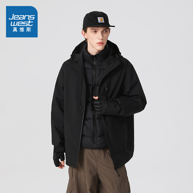 真维斯男装时尚潮酷夹克外套