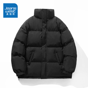 加厚保暖立领棉袄百搭棉衣冬装 冬季 外套 2025新款 N5真维斯棉服男款