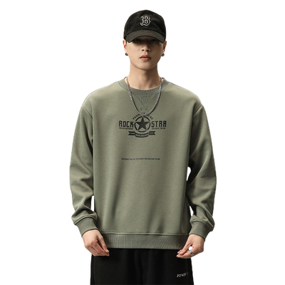 真维斯长袖圆领卫衣男士