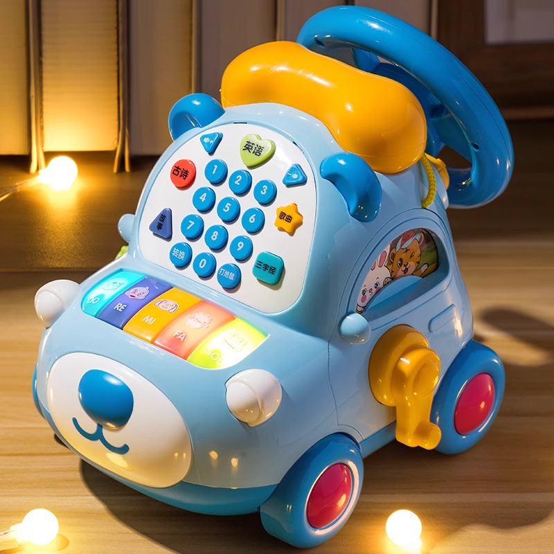 儿童电话玩具宝宝益智早教仿真座机音乐手机6一12个月7婴儿0-1岁8