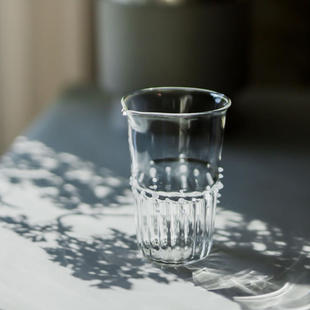 十卿朝露直口公道杯手工吹制耐热玻璃匀杯透明分茶器茶海功夫茶具