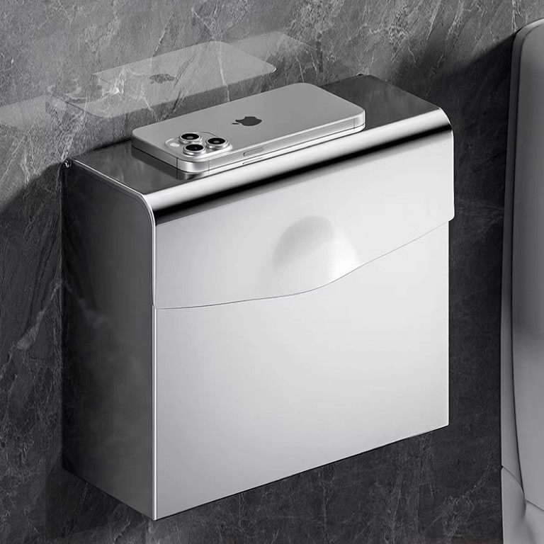 手纸盒卫生间纸巾盒厕所厕纸盒卫生纸盒洗手间不锈钢草纸盒免打孔,家装主材,卷纸器/纸巾架,淘宝优惠券,粉丝福利购,淘宝优惠卷