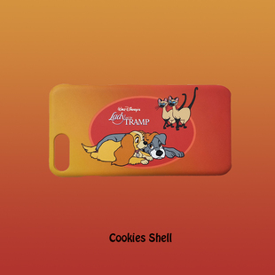 Cookies Shell 小姐与流浪汉手机壳磨砂硬壳iphoneX 67plus半全包