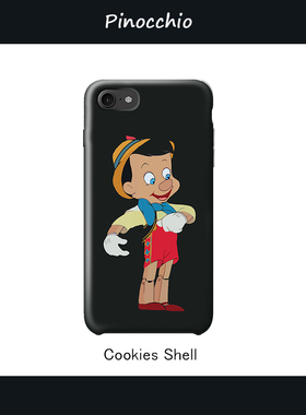 Cookies Shell 匹诺曹 手机壳亮面磨砂硬壳iPhoneX 6 7plus半全包