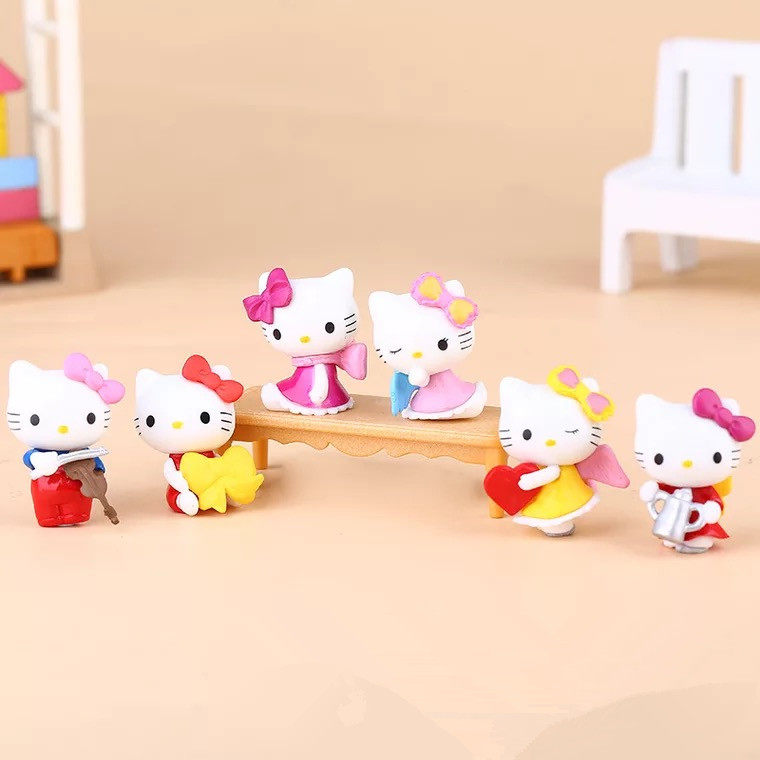 蛋糕装饰摆件 hello kitty 烘培装饰 KT猫 装饰玩具公仔烘焙模型