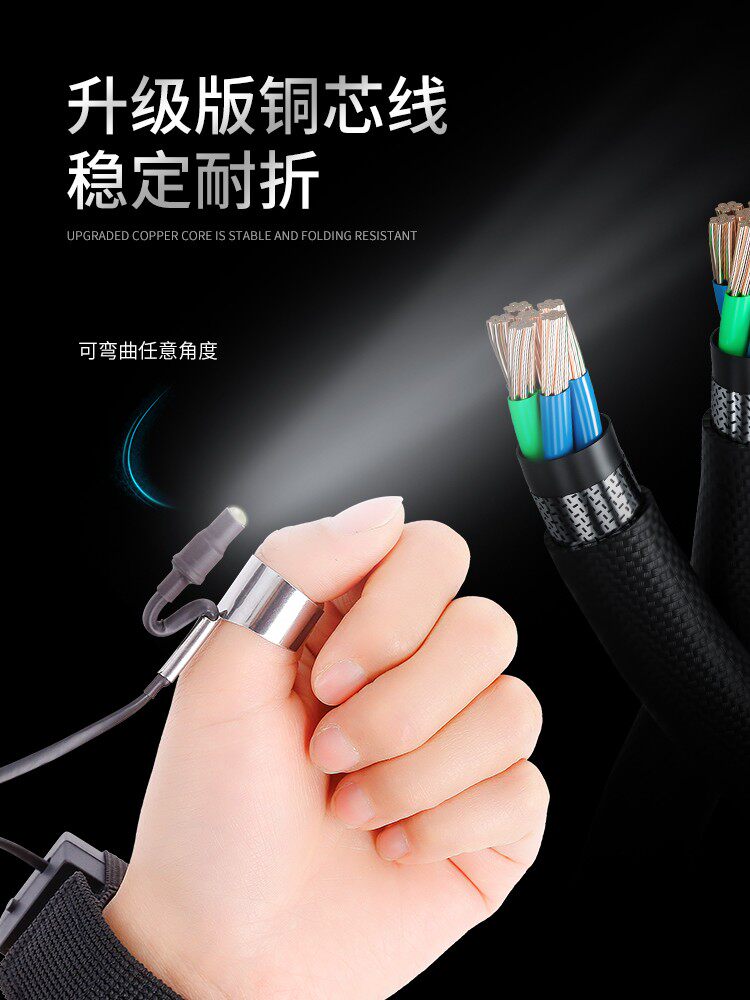 恒耳熟专业可充电采耳拇指灯掏耳朵手灯发光可视挖耳勺神器聚光i.