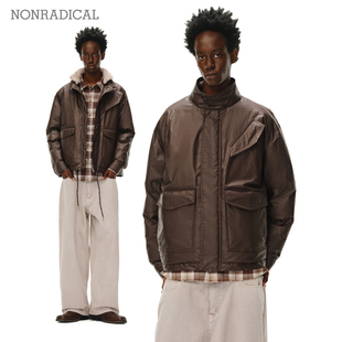 「90白鸭绒」涂层毛领夹克羽绒服 NONRADICAL