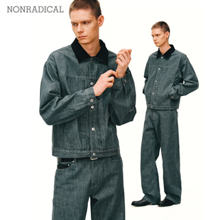 「青光原牛」灯芯绒翻领牛仔夹克 NONRADICAL