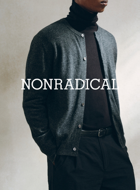 「UPW羊毛纱线」80%羊毛开衫毛衣NONRADICAL