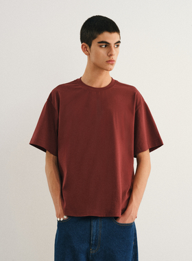 NONRADICAL （NR）纯色磨毛短袖T恤