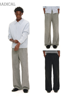 「100%羊毛」中线毛呢西裤 NONRADICAL