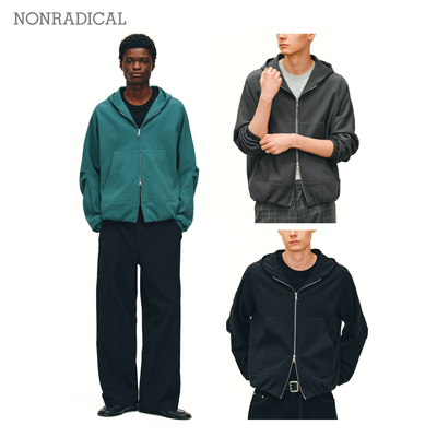 「SOLOTEX」华夫格拉链连帽卫衣 NONRADICAL