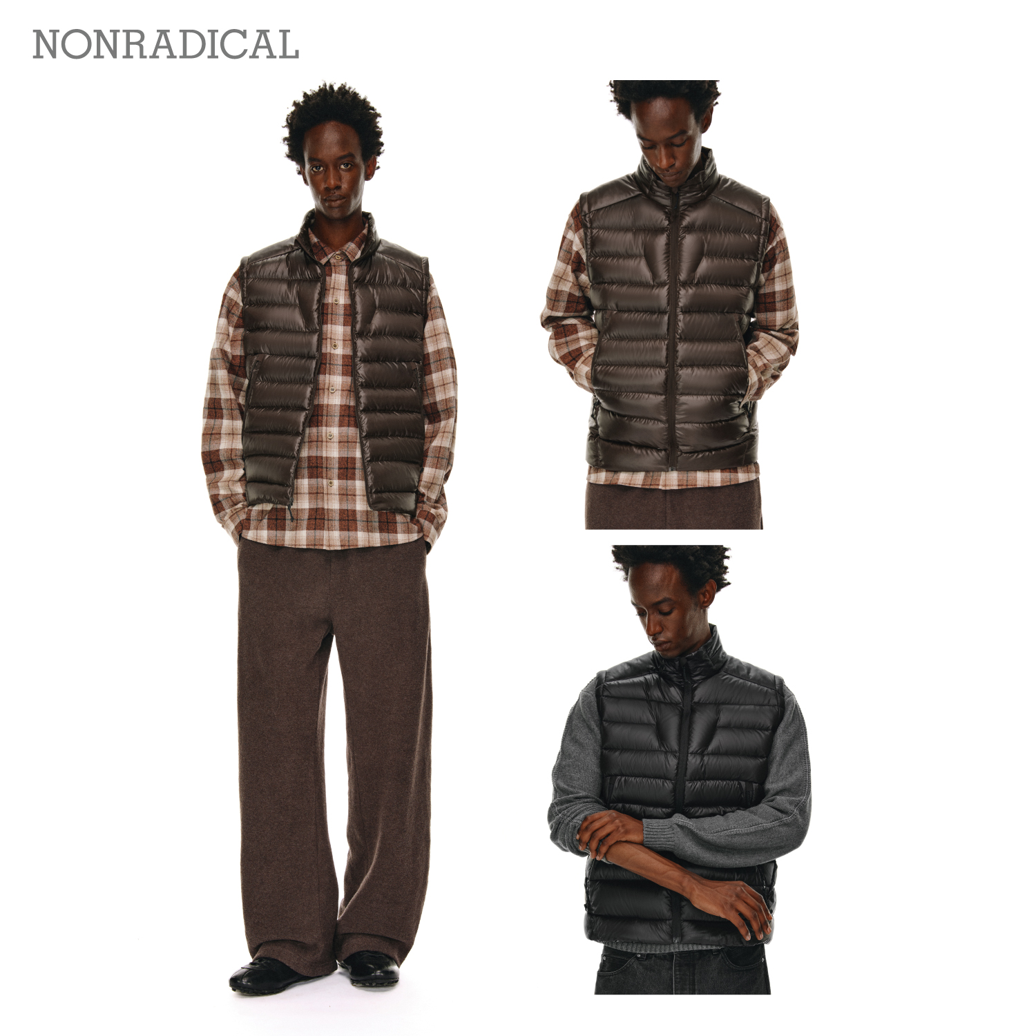 【11.24 0点发售】「90白鸭绒」排骨羽绒马甲  NONRADICAL