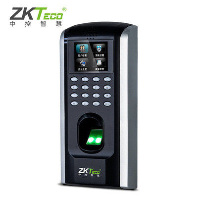 中控ZKTecoF7Plus指纹密码考勤机