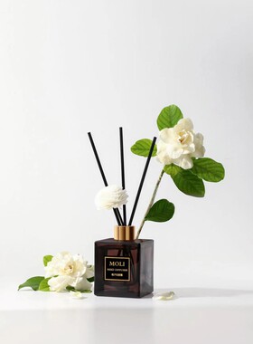 莫里馥郁栀子花无火植物香薰家用持久留香空气清新剂香氛散香器