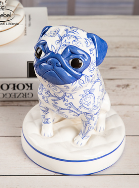 德国高宝Goebel小狗进口陶瓷礼品欧式摆件狗生肖生日礼品创意乌塔