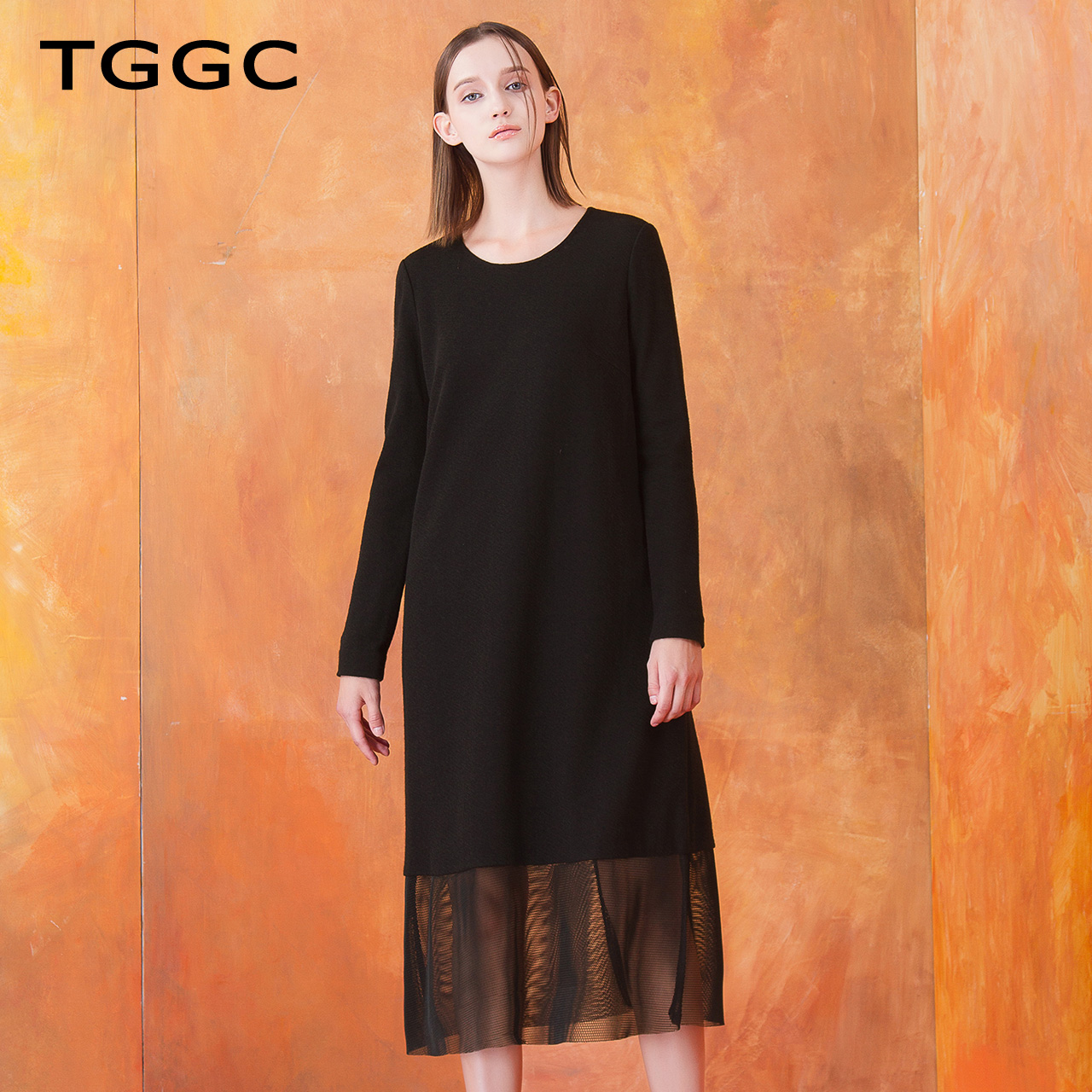 TGGC 2017Çïװпî ʱÉпíËÉA×ÖÅ®ÆøÖʳ¤È¹ÍøÉ´Æ´½ÓÁ¬ÒÂȹECF0107