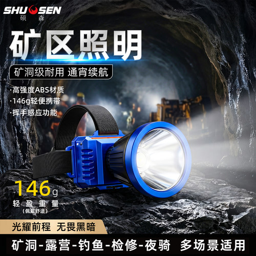 矿灯2026新款超亮头戴式强光头灯
