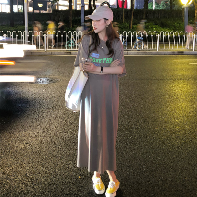 Real price, loose and slim lazy T-skirt