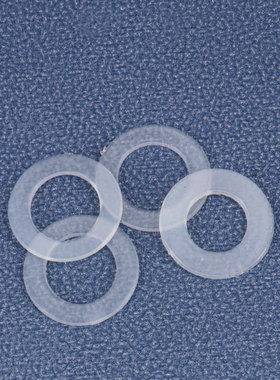 吉吉星橡胶垫圈超薄塑料绝缘小平垫圆形白色尼龙垫片耐热耐磨介子