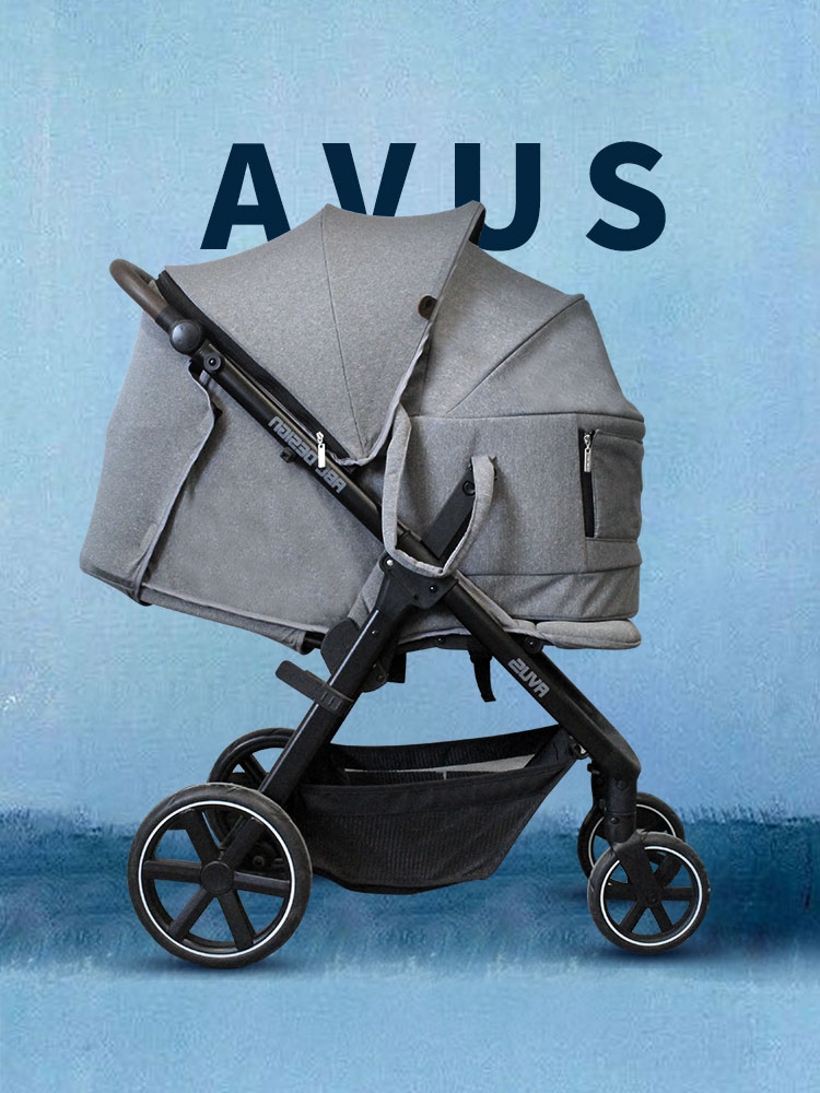 德国ABC Avus 婴儿推车新生儿宝宝轻便折叠可坐可躺高景观伞车