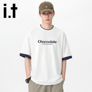 it:CHOCOOLATE短袖T恤男款2026夏季新款凉感速干运动半袖上衣体恤