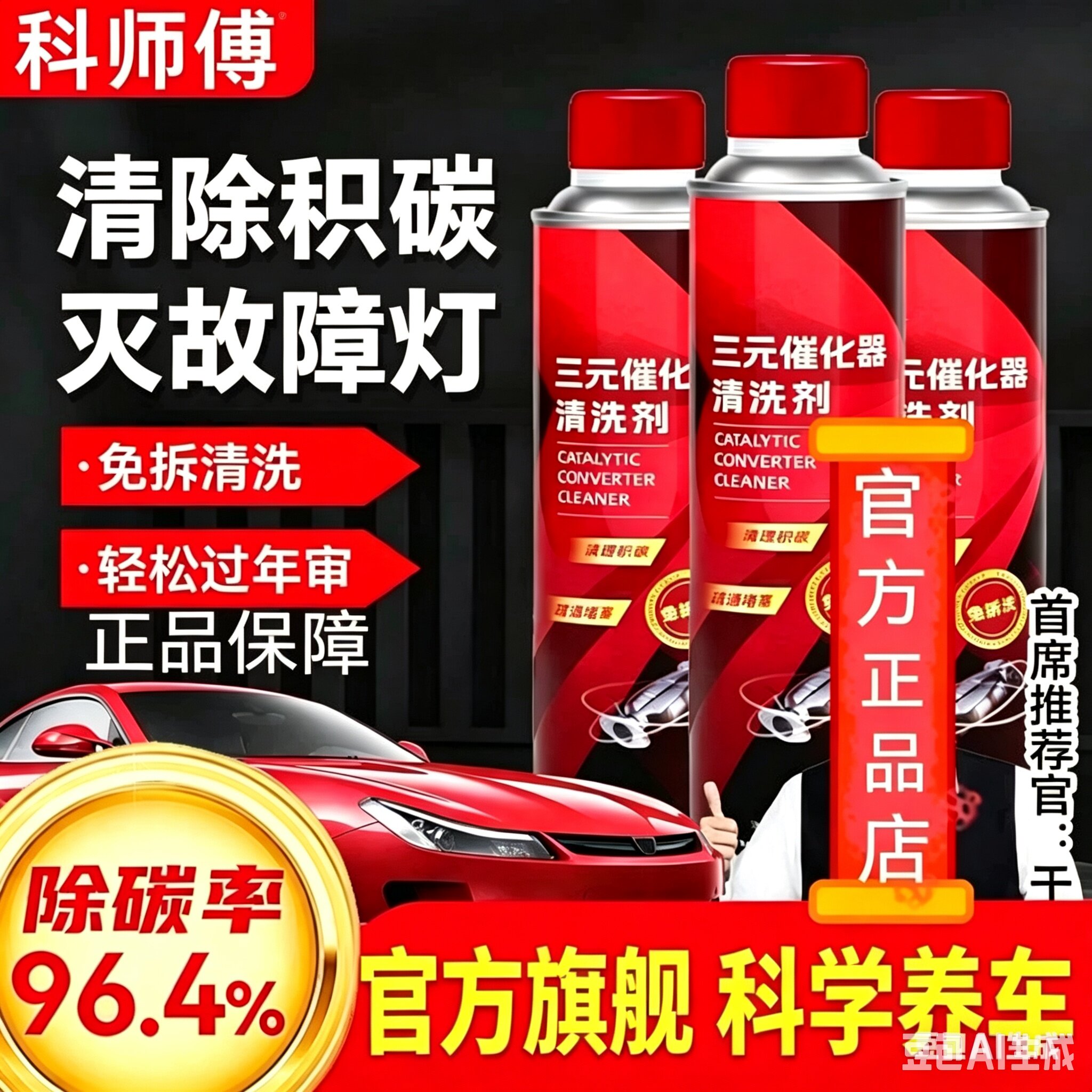汽车三元催化清洗剂除积碳