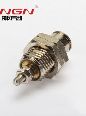 外螺纹微型针型迷你小气缸CJPB10-5/CJPB10-10/15/20/25/30单作用