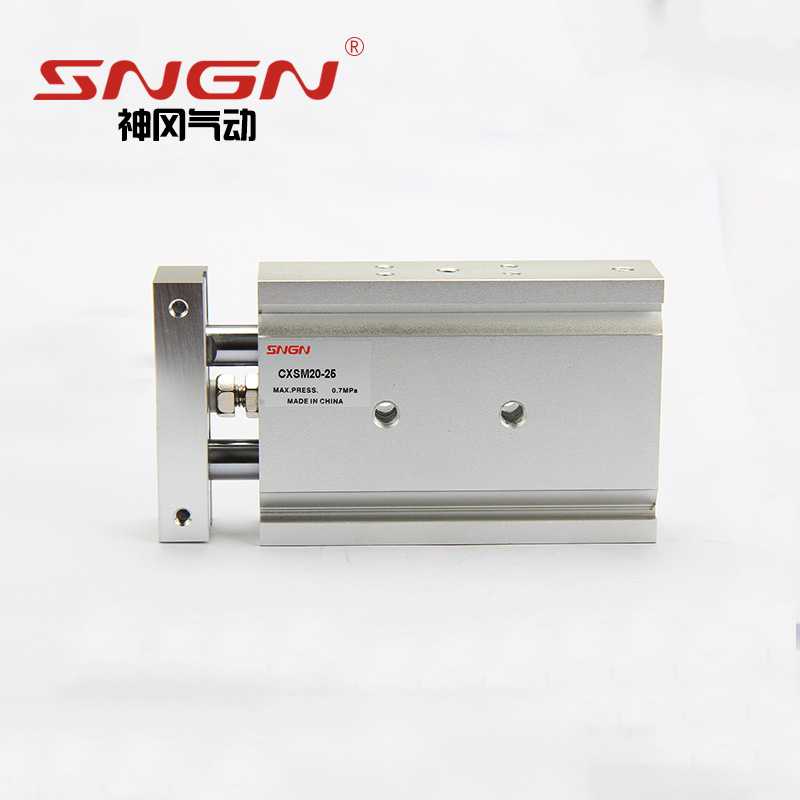 小型气动双杆双轴气缸TR/CXSM6X10X15X20-10*20X25X30X50X60X70