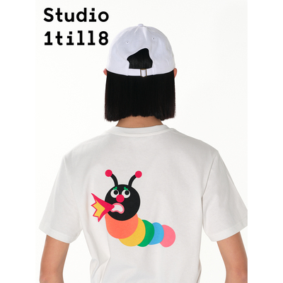 Studio1till8辣椒主题合身T恤