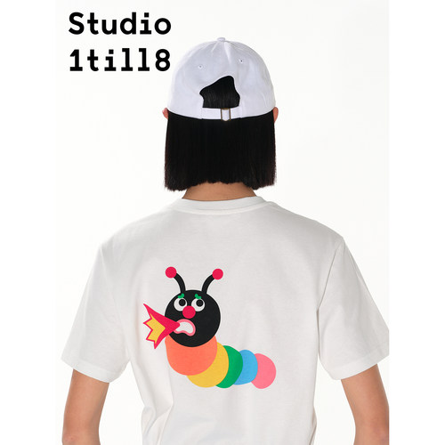 Studio1till8辣椒主题合身T恤