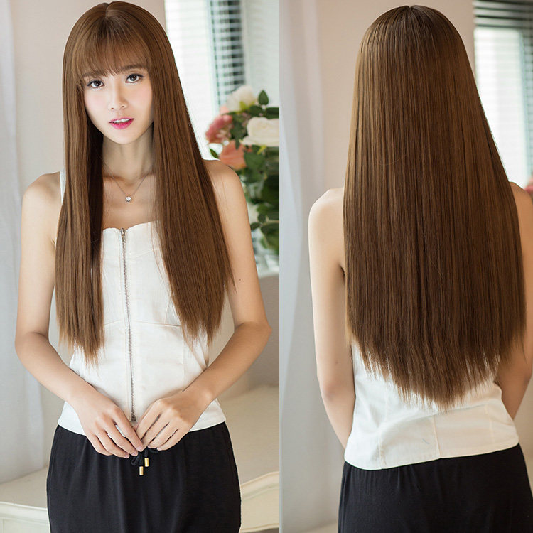 Perruque Long cheveux raides - Ref 2608108 Image 1