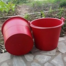 牛筋桶熟胶桶加厚水桶黑色诱蜂桶特大号圆形装 垃圾农用挑水桶种树