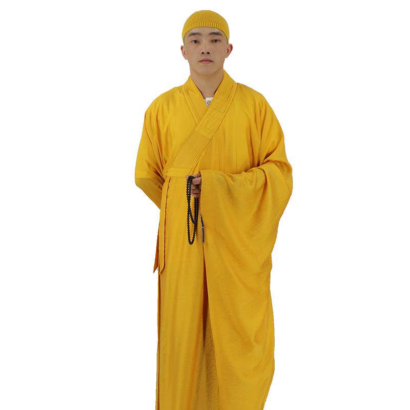 特价普兴汇天丝海青长褂僧服男女居士服不透明法会海青僧袍禅修服