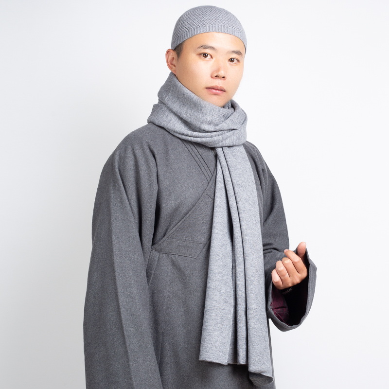 特卖出家僧人围巾冬季加厚保暖围脖僧服藏式披风密宗和尚围巾披肩