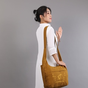 特卖高档个性普陀山礼佛包,普陀山,佛包,香袋,和尚包,居士包,帆布