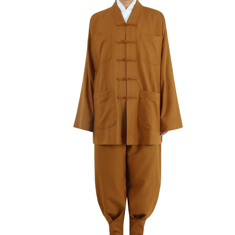 特价师父服装男女款免绑腿僧衣套装出家人短褂棉布小褂比丘尼和尚