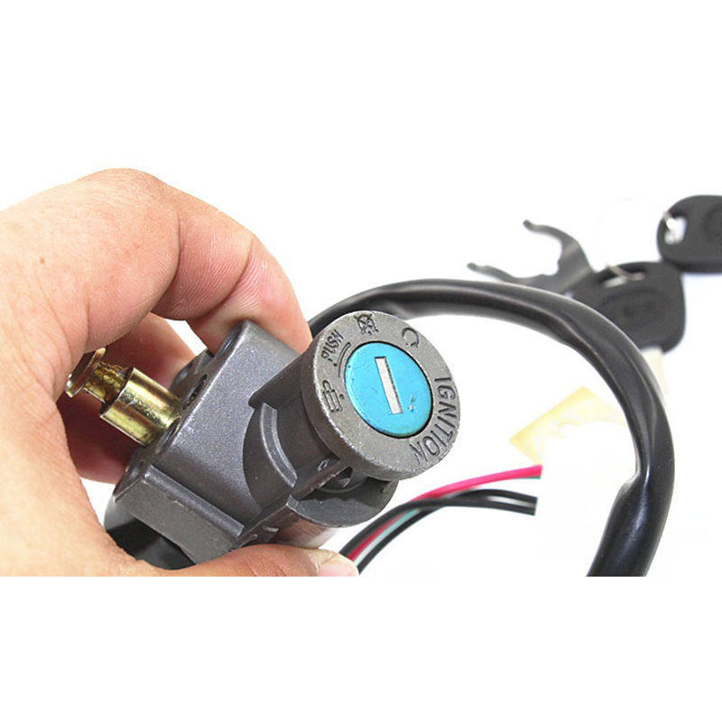 摩托车大阳100套锁全车锁弯梁DY100/110电门锁电源锁点火开关通用