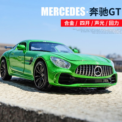 天鹰132奔弛GT合金车模型仿真