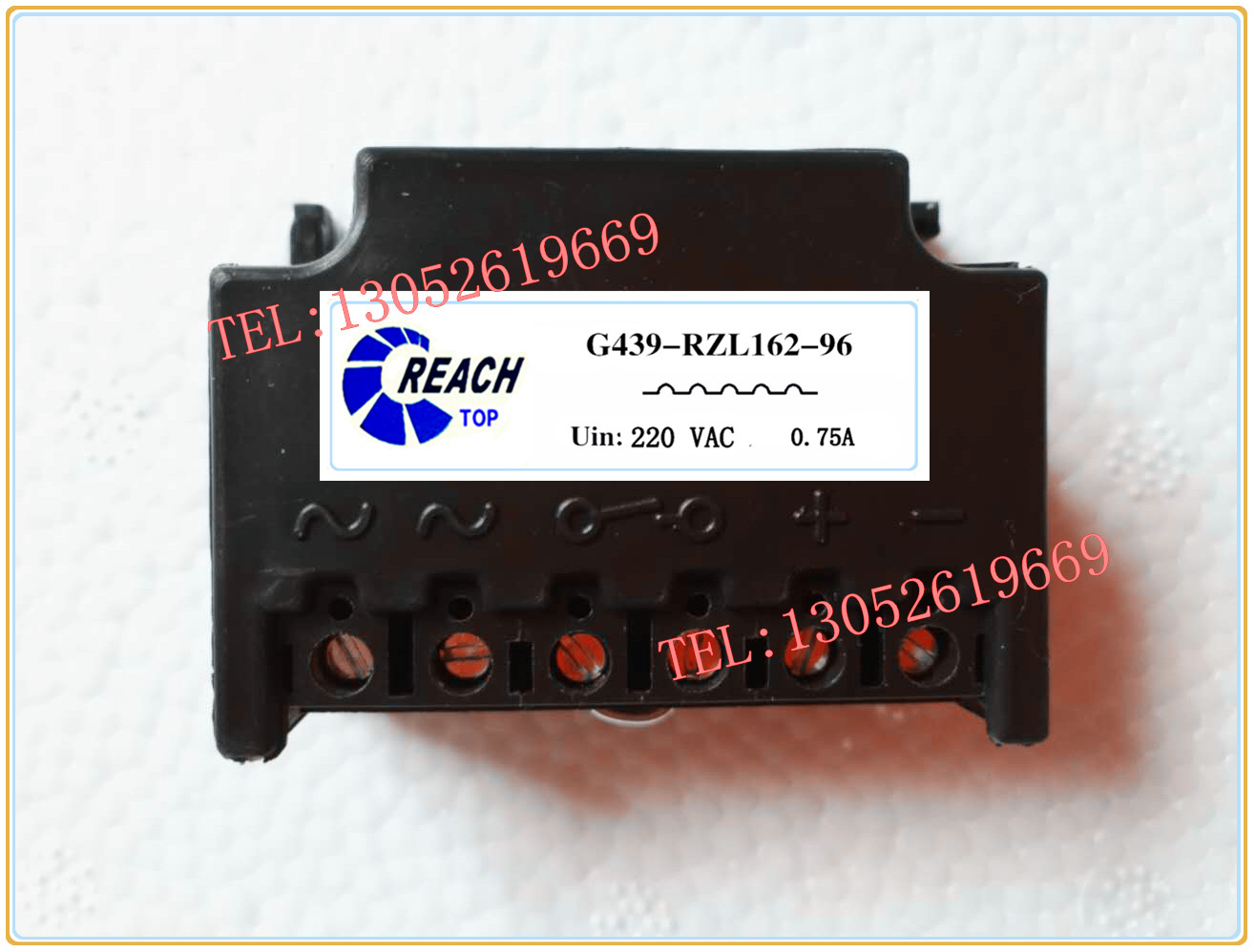 REACH G439-RZL162-96(220V 0.75A)电机刹车整流器