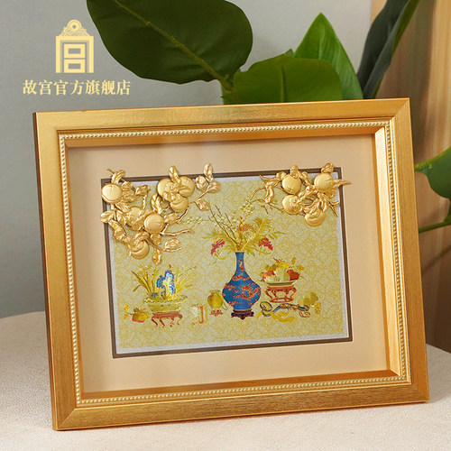 故宫事事如意立体金属装饰画