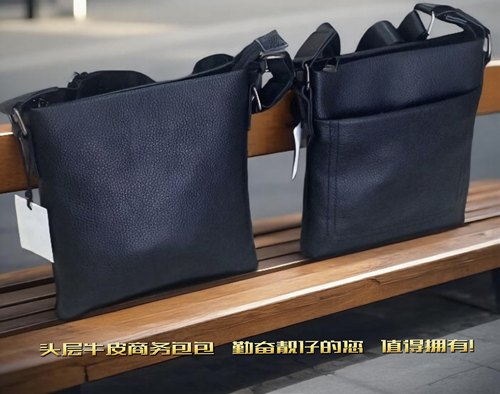 挂包男士单肩包竖款头层牛皮新款水桶包斜挎时尚休闲包品牌穆皮狼