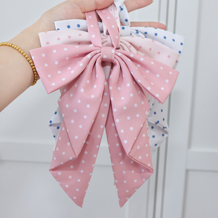 圆点中尾JK蝴蝶结龙尾蝶免打领巾蝴蝶结日系制服配饰一件包邮