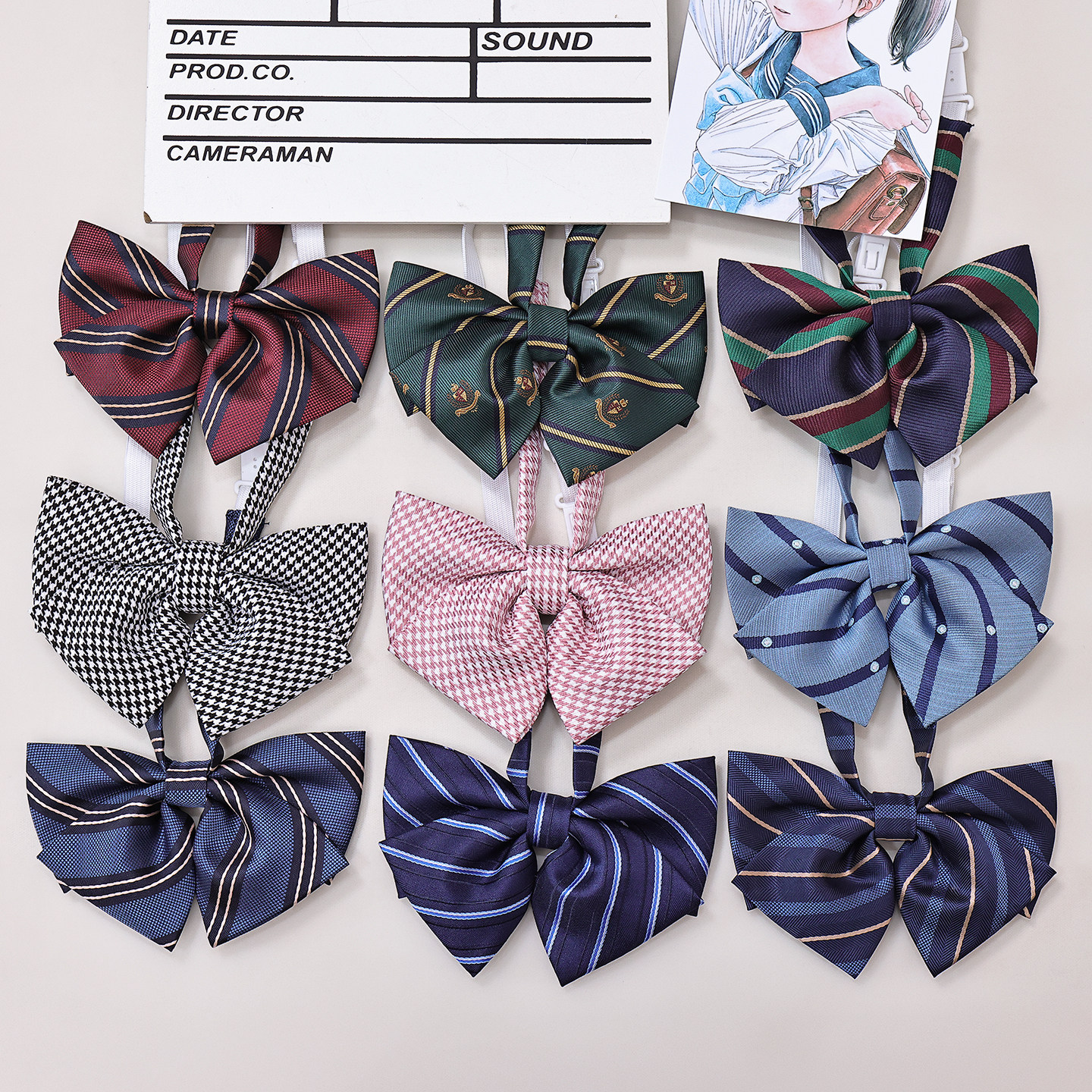 明日同学小领结脂肪粒日系JK领结星星免打蝴蝶结制服衬衣配饰包邮,服饰配件/皮带/帽子/围巾,领结,淘宝优惠券,粉丝福利购,淘宝优惠卷