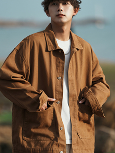 24款 男士日系复古工装牛仔夹克休闲外套N9006/P98图片